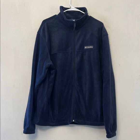 Columbia Blue Performance Fleece Full zip jacket Size XL New - Picture 1 of 9